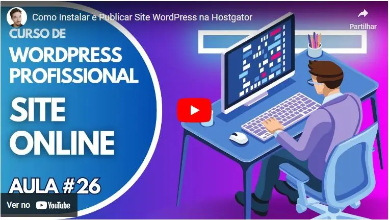 Como instalar o WordPress online na Hostgator